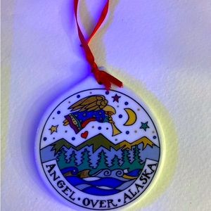 Angel over Alaska ornament